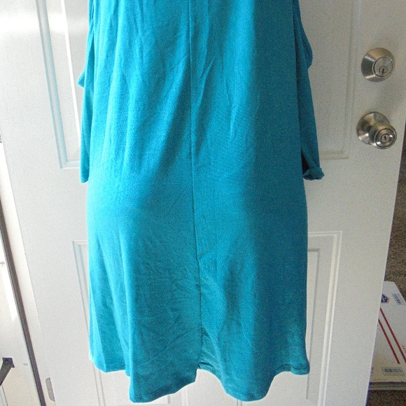 Open Shoulder Over Sized Tunic Dress NEW - Picture 5 of 6